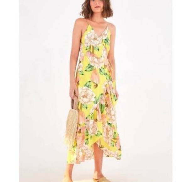 FARM Rio Dresses & Skirts - NWT S Farm Rio for Anthropologie Neoma Wrap Maxi
